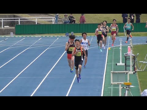 【日数谷舷選手】20250412春季佐世保地区陸上記録会 一般高校男子1500m2組