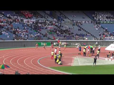 2017関東インカレ 男子200m予選 3組6レーン 熊田