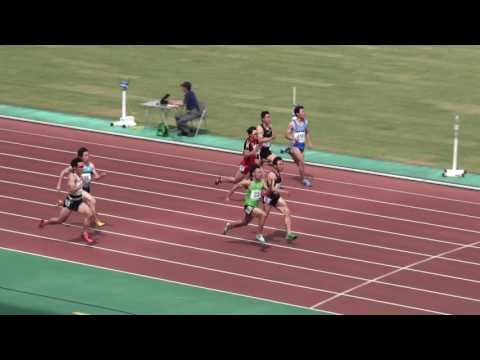 58th東日本実業団 男子100m準決3組 馬場友也 10.35(+0.8)