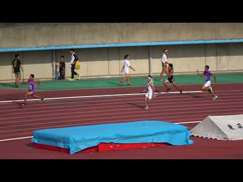 高男4×100mR 予5組　2017高校新人中部ブロック予選