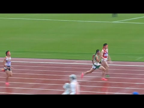 決勝 男子リレー 中国高校4×100mR 織田記念陸上2023