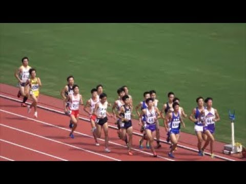 群馬県高校新人陸上2017 男子1500m予選3組