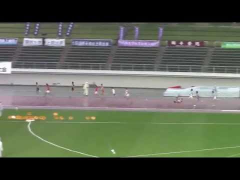 2015 西日本インカレ陸上 男子4×100mR 予選4
