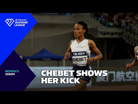 Beatrice Chebet clocks world lead in Xiamen 5000m - Wanda Diamond League 2025