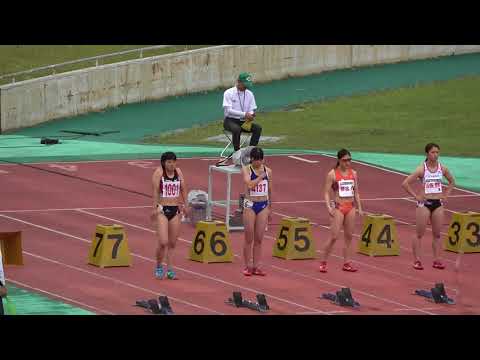 20180414152021 MCG県記録会招待女100ｍ第2松田 優美 (いちご)