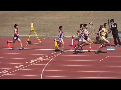 第67回大阪学生陸上競技選手権大会　男子800ｍ予選3組