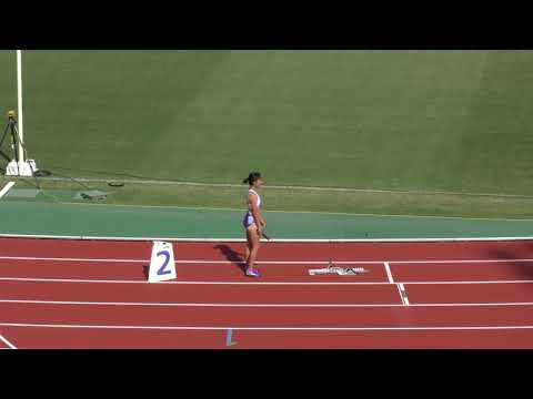 女子4×100mR 予選4組 関東学生新人 R01