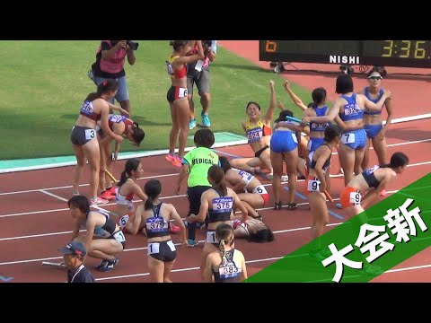 決勝 女子リレー 4x400m 日本インカレ陸上2023