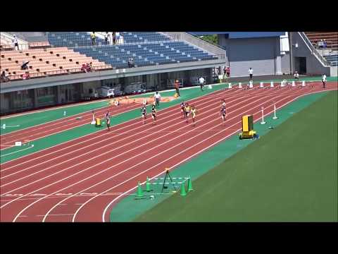 愛媛県高校陸上新人大会2017中予地区予選、女子100m予選4組3着＋4