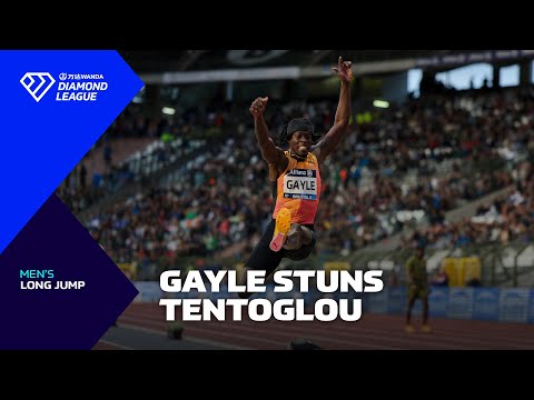 Tajay Gayle stuns Tentoglou in Brussels to win first Diamond Trophy - Wanda Diamond League 2024