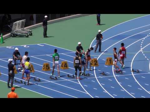 20160618関東高校総体男子100m北関東準決勝2組