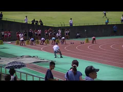 2017静岡ジュニアオリンピックB男子100ｍ予選2組
