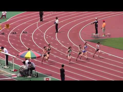 2015東海学生陸上 女子100m 予選3