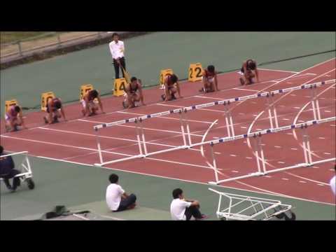 2016関西学生陸上競技種目別選手権大会　男子110mHB決勝