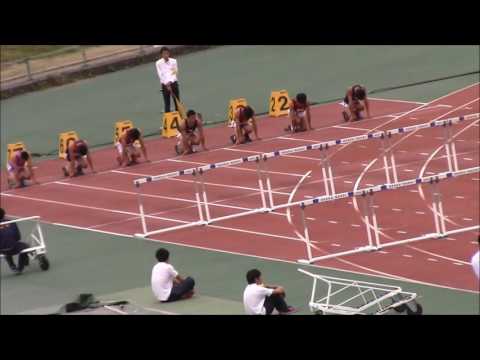 2016関西学生陸上競技種目別選手権大会　男子110mHB決勝