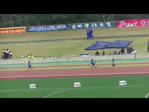 20180318_第3回宮崎県記録会_小学男子4×100mR_1組