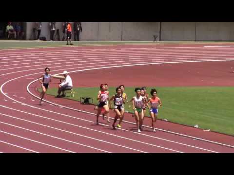 2016 岡山インターハイ陸上 女子800m予選1