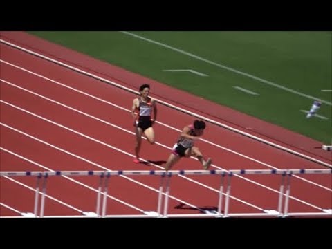 群馬県陸上競技選手権2018 男子400mH決勝
