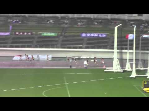2015 西日本インカレ陸上 男子4×100mR 予選3