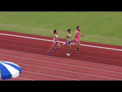 H30　栃木県高校総体　男子1500m　予選1組