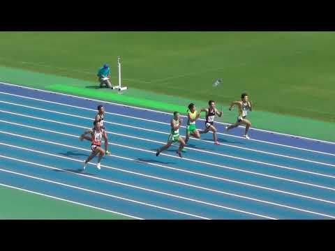 2018近畿高校ユース陸上　1年男子100m予選1～3組