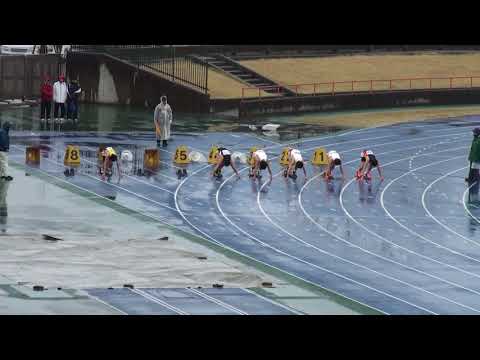 2018 水戸市陸上記録会 中学男子100m10組