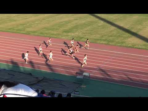 2019 第1回県記録会 中学男子100mタイムレース3組