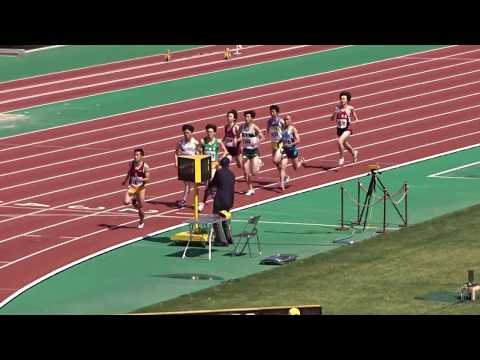 2018年 兵庫陸上競技春季記録会　男子 800ｍ 6組