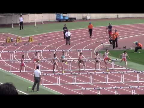 2015日本学生個人陸上　女子100mH 決勝