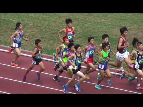 H29　千葉県中学総体　1年男子1500m　決勝