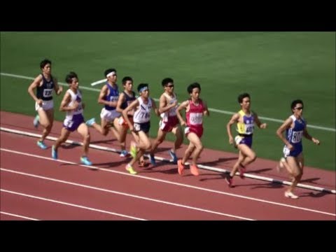 群馬県陸上競技選手権2018 男子1500ｍ決勝