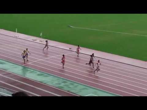 2018 茨城県高校新人陸上 女子200m決勝