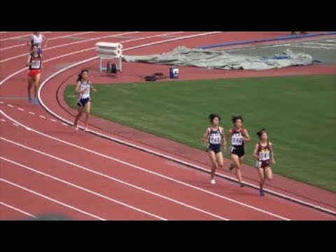 群馬県高校新人陸上2017 女子1500m予選3組