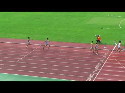 H29　関東中学校陸上競技大会　1年男子1500m　予選1組　残り1周～