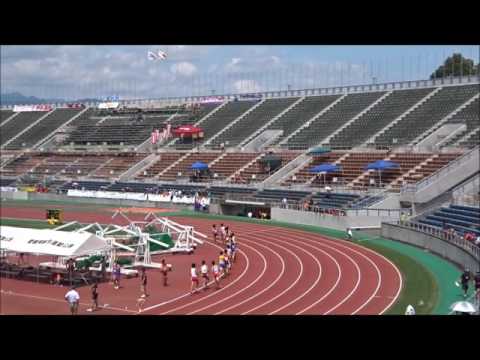 平岡錬選手（環太平洋大）男子1500m決勝、優勝タイム：3分57秒41　～第72回愛媛陸上選手権大会～