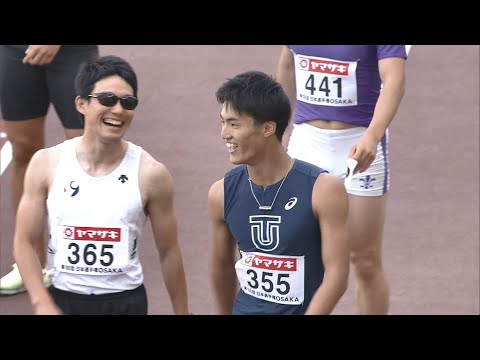 【第106回日本選手権】 男子 100ｍ 予選4組