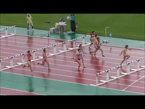 女子100mH_決勝_第71回北海道高校陸上20180612