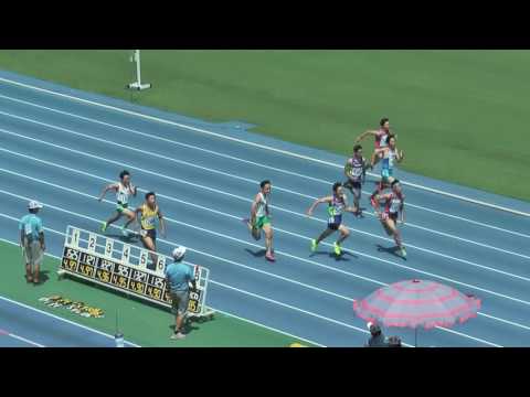 H28　関東中学校陸上競技大会　2年男子100m　決勝