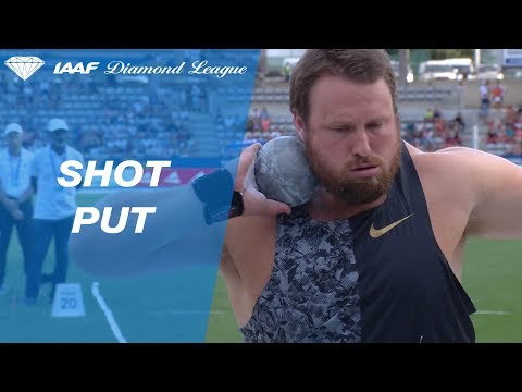 Tom Walsh launches the shot over 22m and scores a meeting record in Paris - IAAF Diamond League 2019