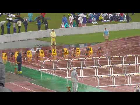 2017年度_近畿高校ユース陸上_1年女子100mH決勝（+0.7）