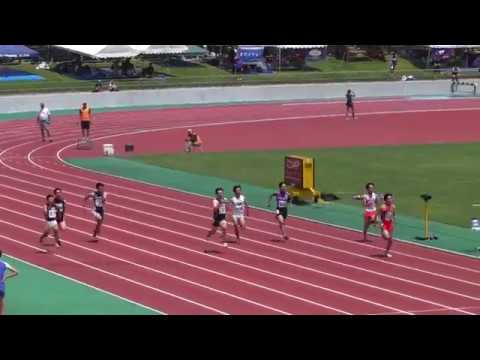 2017 秋田県陸上競技選手権 男子 100m 予選4組