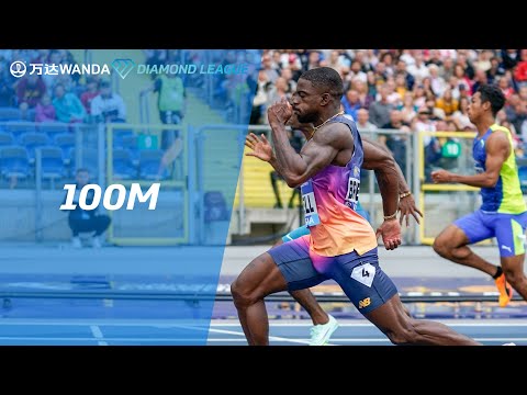 Trayvon Bromell secures his place in the final with Silesia 100m win - Wanda Diamond League