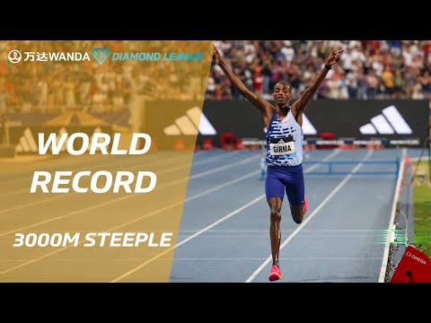 Ethiopia&#039;s Lamecha Girma breaks 3000m steeplechase world record in Paris - Wanda Diamond League 2023