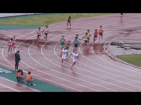 男子4x100mR準決勝1組　2023千葉県高校総体