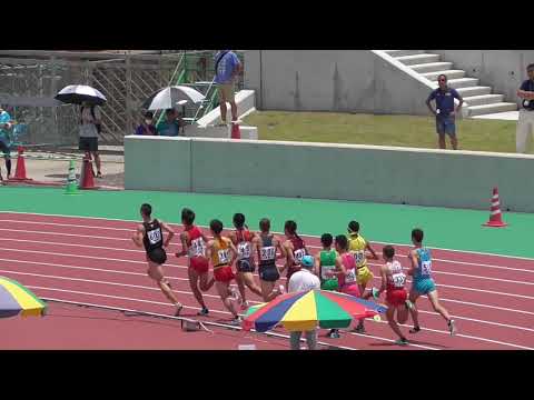 20190613_南九州高校総体_男子1500m_予選1組