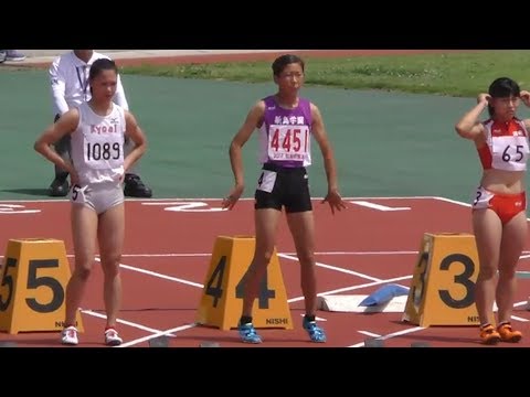 20170715国体群馬県予選会女子記録会100m1組
