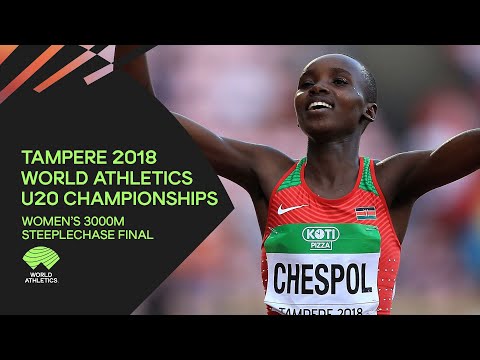 Women&#039;s 3000m Steeplechase Final - World Athletics U20 Championships Tampere 2018