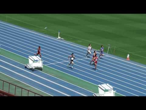 2017 茨城県選手権陸上 男子200m準決勝2組