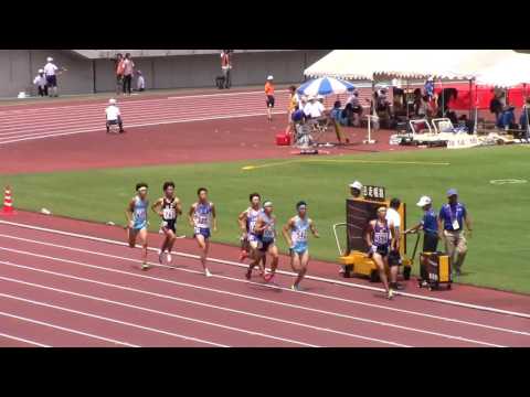 2016 岡山インターハイ陸上 男子800m予選3