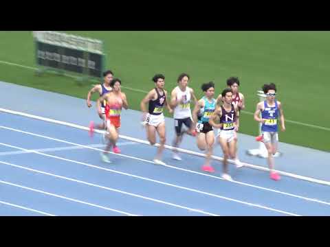 [4K] 男子800m　決勝　日本学生個人選手権2023